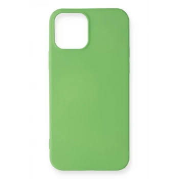 Newface Apple iPhone 12 Mini Kılıf First Silikon - Yeşil