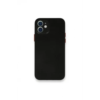 Newface Apple iPhone 12 Mini Kılıf PP Ultra İnce Kapak - Siyah