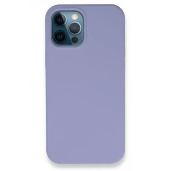 Newface Apple iPhone 12 Pro Kılıf Lansman Legant Silikon - Lila