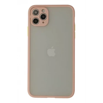 Newface Apple iPhone 12 Pro Kılıf Montreal Silikon Kapak - Pembe