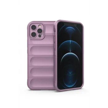 Newface Apple iPhone 12 Pro Kılıf Optimum Silikon - Mor