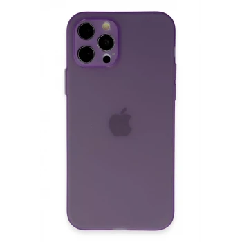 Newface Apple iPhone 12 Pro Kılıf Puma Silikon - Koyu Mor
