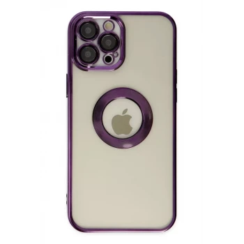 Newface Apple iPhone 12 Pro Kılıf Slot Silikon - Mor