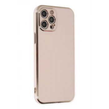 Newface Apple iPhone 12 Pro Kılıf Volet Silikon - Pembe