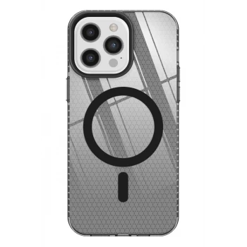 Newface Apple iPhone 12 Pro Max Kılıf Beta Magneticsafe Silikon - Siyah