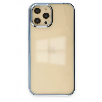 Newface Apple iPhone 12 Pro Max Kılıf Element Silikon - Mavi