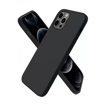 Newface Apple iPhone 12 Pro Max Kılıf First Silikon - Siyah