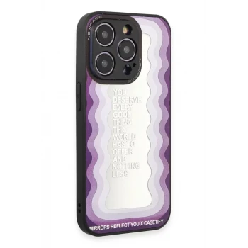 Newface Apple iPhone 12 Pro Max Kılıf Mirror Desenli Kapak - Mirror - 5