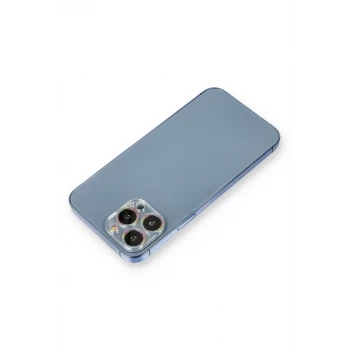 Newface Apple iPhone 12 Pro Max Shine Kamera Lens Koruma Cam - Rainbow