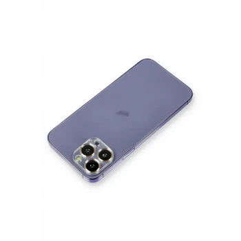 Newface Apple iPhone 12 Pro Metal Kamera Lens Koruma Cam - Gold