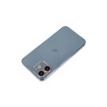 Newface Apple iPhone 12 Shine Kamera Lens Koruma Cam - Pembe