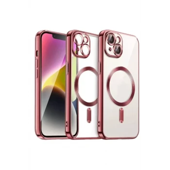 Newface Apple iPhone 13 Kılıf Kross Magneticsafe Kapak - Kırmızı