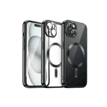 Newface Apple iPhone 13 Kılıf Kross Magneticsafe Kapak - Siyah