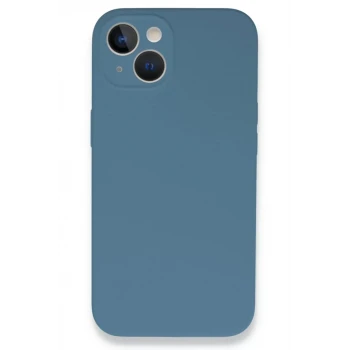 Newface Apple iPhone 13 Mini Kılıf Lansman Legant Silikon - Açık Mavi