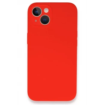 Newface Apple iPhone 13 Mini Kılıf Lansman Legant Silikon - Kırmızı