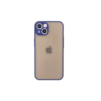 Newface Apple iPhone 13 Mini Kılıf Montreal Silikon Kapak - Lacivert