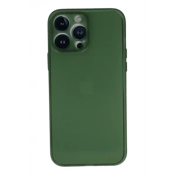 Newface Apple iPhone 13 Pro Kılıf PP Ultra İnce Kapak - Yeşil