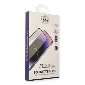 Newface Apple iPhone 13 Pro Max Bilvis 3D Mat Cam Ekran Koruyucu