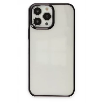 Newface Apple iPhone 13 Pro Max Kılıf Element Silikon - Siyah