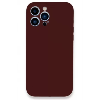 Newface Apple iPhone 13 Pro Max Kılıf Lansman Legant Silikon - Bordo