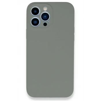 Newface Apple iPhone 13 Pro Max Kılıf Lansman Legant Silikon - Gri