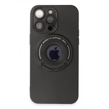 Newface Apple iPhone 13 Pro Max Kılıf Lukka Magneticsafe Kapak - Siyah