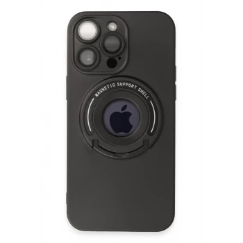 Newface Apple iPhone 13 Pro Max Kılıf Lukka Magneticsafe Kapak - Siyah