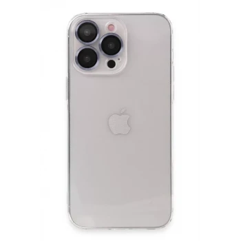 Newface Apple iPhone 13 Pro Max Kılıf Luko Lens Silikon - Sierra Blue