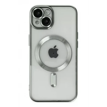 Newface Apple iPhone 14 Kılıf Kross Magneticsafe Kapak - Gümüş