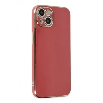 Newface Apple iPhone 14 Kılıf Volet Silikon - Kırmızı