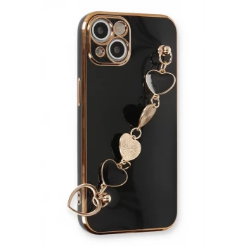 Newface Apple iPhone 14 Plus Kılıf Esila Silikon - Siyah