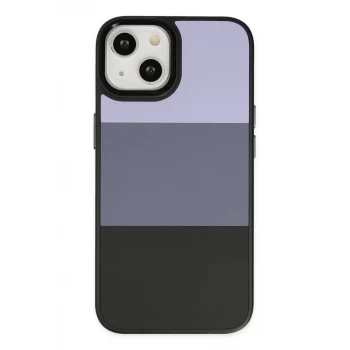 Newface Apple iPhone 14 Plus Kılıf King Kapak - Lila-Siyah