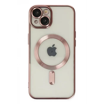 Newface Apple iPhone 14 Plus Kılıf Kross Magneticsafe Kapak - Rose