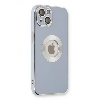 Newface Apple iPhone 14 Plus Kılıf Store Silikon - Sierra Blue