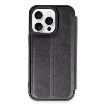 Newface Apple iPhone 14 Pro Kılıf Flip Cover - Siyah