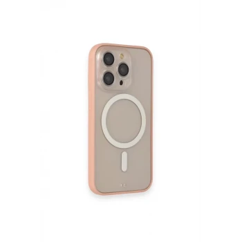 Newface Apple iPhone 14 Pro Kılıf Grand Magneticsafe Kapak - Pembe