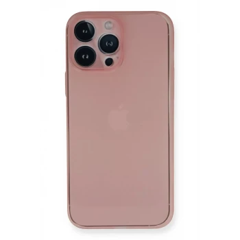 Newface Apple iPhone 14 Pro Kılıf PP Ultra İnce Kapak - Pembe