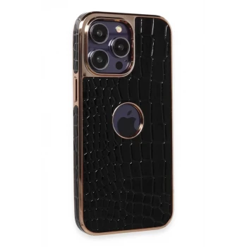 Newface Apple iPhone 14 Pro Kılıf Snake Kapak - Siyah