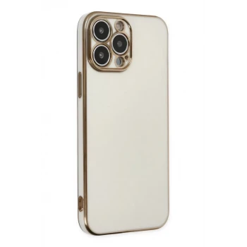 Newface Apple iPhone 14 Pro Kılıf Volet Silikon - Beyaz