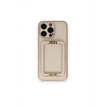 Newface Apple iPhone 14 Pro Max Kılıf Coco Elit Kapak - Gold