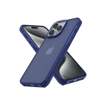 Newface Apple iPhone 14 Pro Max Kılıf Elegant Kapak - Lacivert
