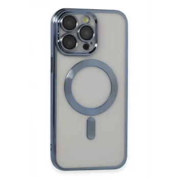 Newface Apple iPhone 14 Pro Max Kılıf Kross Magneticsafe Kapak - Sierra Blue