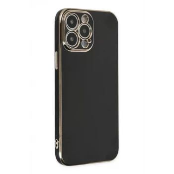 Newface Apple iPhone 14 Pro Max Kılıf Volet Silikon - Siyah