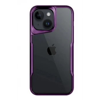 Newface Apple iPhone 15 Kılıf Boyi Silikon Kapak - Derin Mor