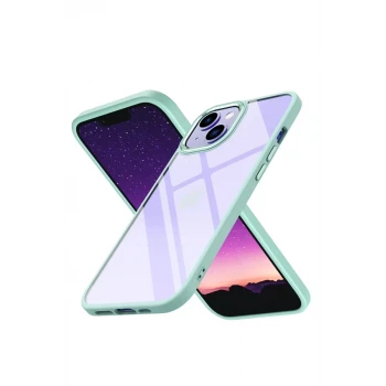 Newface Apple iPhone 15 Kılıf Power Silikon - Yeşil