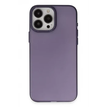 Newface Apple iPhone 15 Pro Kılıf Modos Metal Kapak - Derin Mor