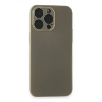 Newface Apple iPhone 15 Pro Max Kılıf Puma Silikon - Titan Gri