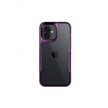 Newface Apple iPhone 16 Kılıf Boyi Silikon Kapak - Derin Mor