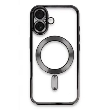 Newface Apple iPhone 16 Kılıf Kross Magneticsafe Kapak - Siyah