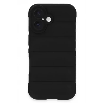 Newface Apple iPhone 16 Kılıf Optimum Silikon - Siyah
